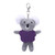 4" Keychain - Koala with/without customized shirt