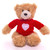 12″ Valentine's Bears with Heart Sweater | Stuffed Animals