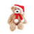 12″ Christmas Brandon Bear Beige | Holiday Christmas Bear