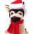 12″ Christmas Dog Plush in Custom Scarf | Holiday Plush Toy