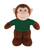 Plush Monkey Bean Bag animal 8"
