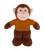 Plush Monkey Bean Bag animal 8"