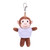 4" Keychain - Monkey with/without customized shirt