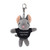4" Keychain - Mouse with customized shirt