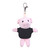4" Keychain - Pig with customized shirt