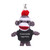 4" Keychain - Sock Monkey with customized shirt