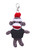 4" Keychain - Sock Monkey with customized shirt