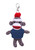4" Keychain - Sock Monkey with customized shirt