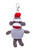 4" Keychain - Sock Monkey with customized shirt