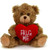 (Sample) 6" & 9" Valentine Teddy Bear with a Message on Holding Heart