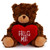 (Sample) 6" & 9" Valentine Teddy Bear with a Message on Holding Heart