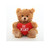 (Sample) 6" & 9" Valentine Teddy Bear with a Message on Holding Heart