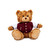 (Sample) Teddy Bear Mocha 11" with Customizable Varsity Jacket