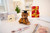 (Sample) 6″ Graduation Bear Plush with Suitcase Gift Card Holder