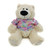 (Sample) Customized Cream Sophie Bear with tee shirt, sitting, 11