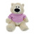 (Sample) Customized Cream Sophie Bear with tee shirt, sitting, 11