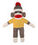 (Sample) Sock Monkey Original Bean Bag animal 10"