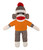 (Sample) Sock Monkey Original Bean Bag animal 10"