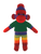 (Sample) 8″ Rainbow Custom Sock Monkey | Personalized Monkey Plush