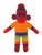 (Sample) 8″ Rainbow Custom Sock Monkey | Personalized Monkey Plush