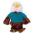 12" Eagle Plush in Customizable T-shirts | Custom Plush Toy