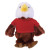 12" Eagle Plush in Customizable T-shirts | Custom Plush Toy