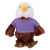 12" Eagle Plush in Customizable T-shirts | Custom Plush Toy