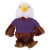 12" Eagle Plush in Customizable T-shirts | Custom Plush Toy