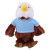 12" Eagle Plush in Customizable T-shirts | Custom Plush Toy