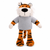 8" Standing Tiger with Custom T-shirts