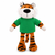 8" Standing Tiger with Custom T-shirts