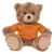 12" Beige Teddy Bear with Custom T-Shirts | Custom Plush Toy