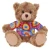 12" Beige Teddy Bear with Custom T-Shirts | Custom Plush Toy