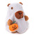 8" Halloween Capybara in Ghost Costume | Plush with Pumpkin