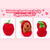 Valentine Strawberry Zip Up Capybara | Valentine Plush Gift