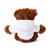 12" Brandon Chocolate Bear in Hoodie | Customizable Plush