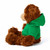 12" Brandon Chocolate Bear in Hoodie | Customizable Plush