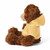 12" Brandon Chocolate Bear in Hoodie | Customizable Plush