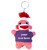 4" Orange Sock Monkey Plush Keychain with Customized T-shirt