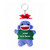 4" Purple Sock Monkey Plush Keychain with Customized T-shirt