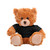 11" Customizable Mocha Plush Bear in Colorful Custom T-shirt