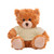 11" Customizable Mocha Plush Bear in Colorful Custom T-shirt