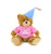 12" Birthday Teddy Bear with Custom T-Shirt | Plush Gift