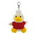 4" Keychain - Duck with customized shirt