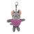 4" Keychain - Mouse with customized shirt