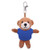 4" Keychain – Brown Bear