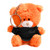 4" Qbeba Bear Keychain with Customized Tee-Plush Keychain