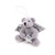 Angel Bear Ornament Silver 4"