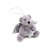 Angel Bear Ornament Silver 4"