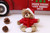 Christmas Beige Bear 6" custom tee red